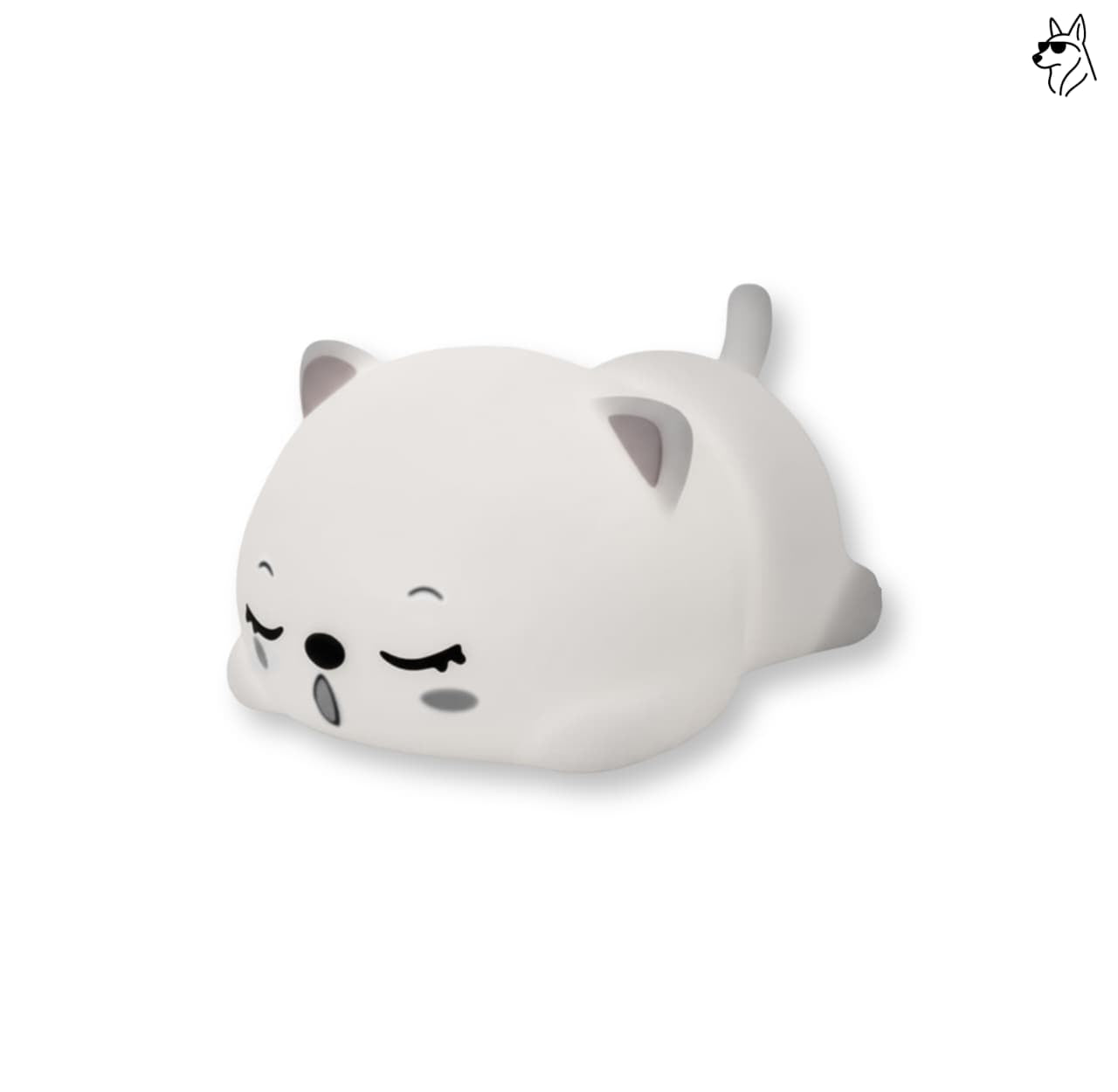 Adorable Silicon Snoring Cat Night Light Lamp