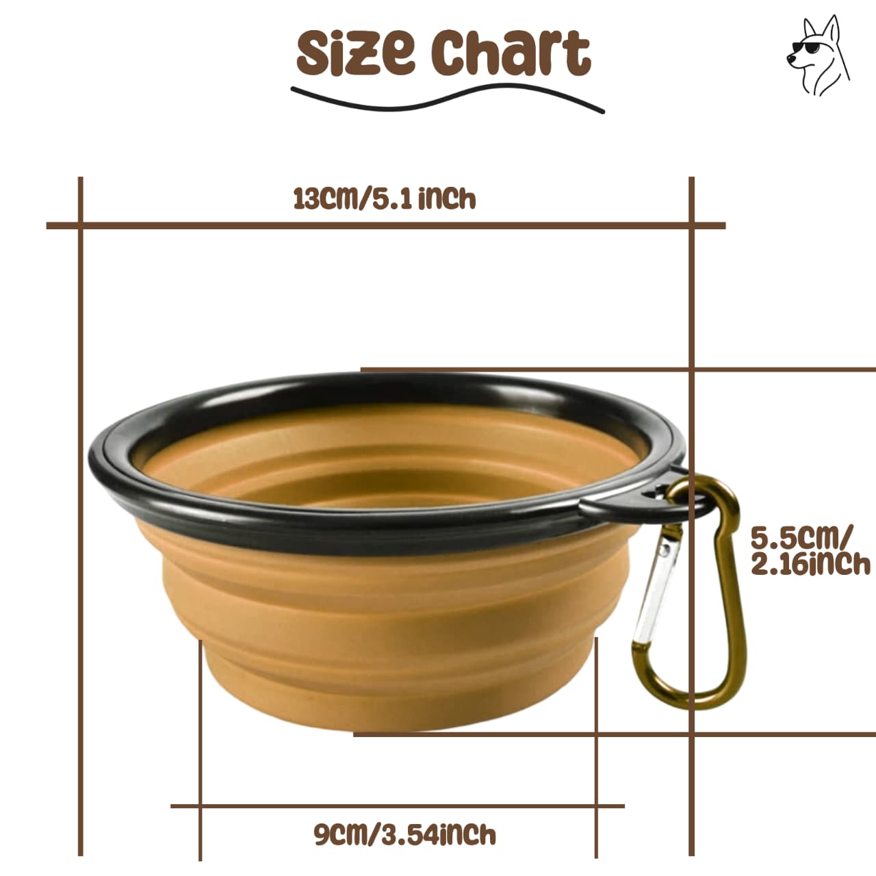 Premium Foldable Silicone Pet Feed Bowl